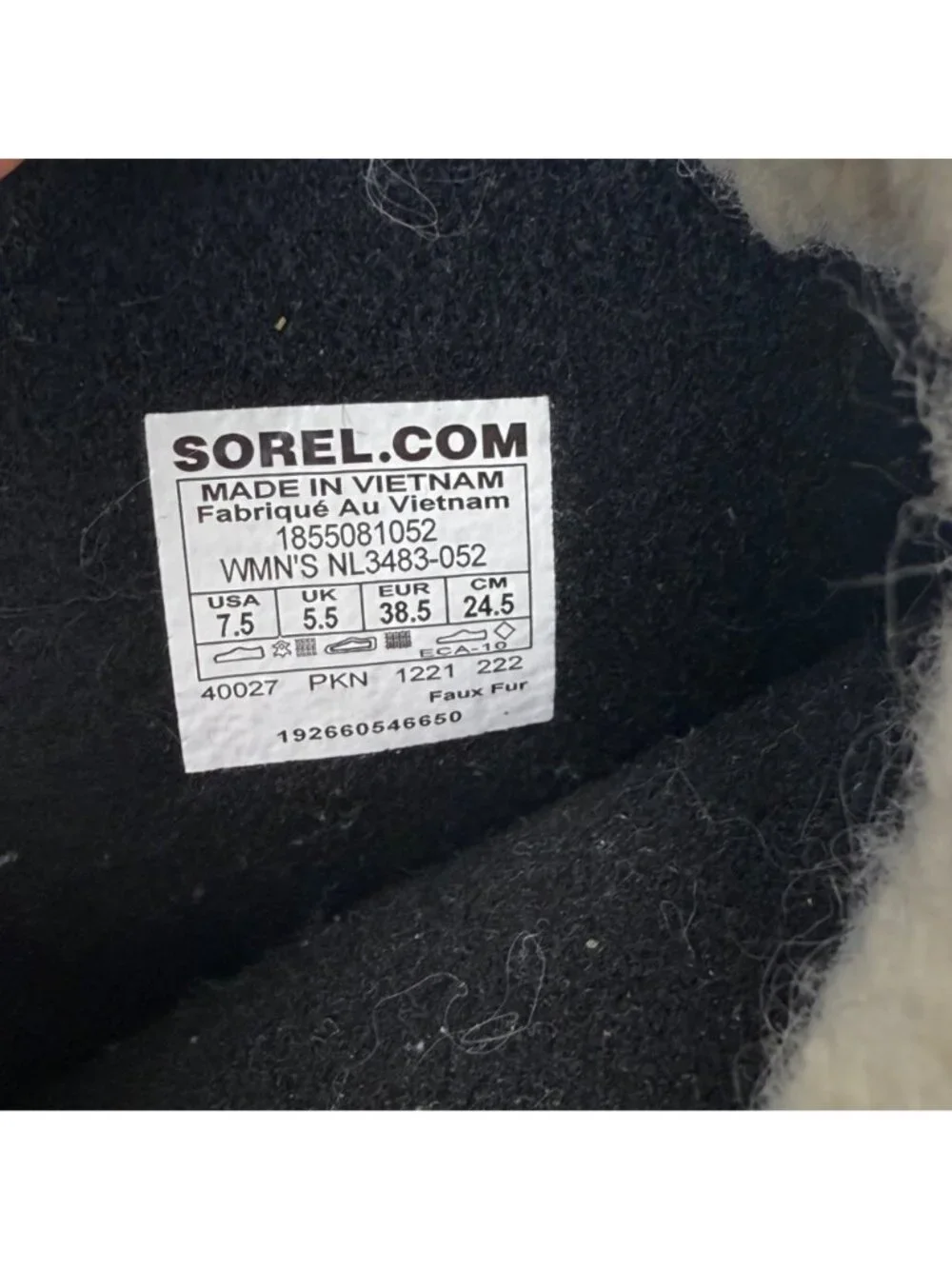 Sorel Women's Winter Carnival Snow Boots Waterproof Insulated Size 7.5